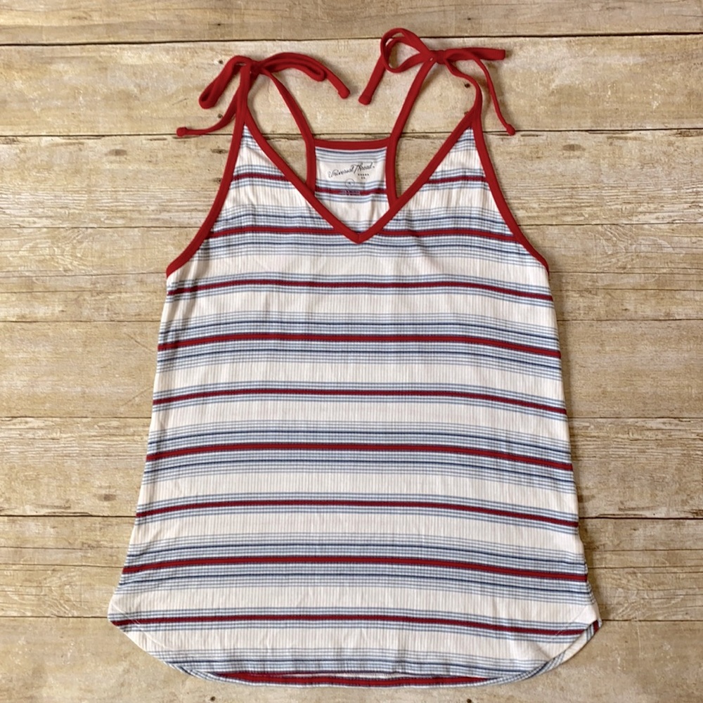 Universal Thread Red Stripe Tank Top Size XL